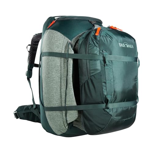 Tatonka Great Escape 50+15 - Reiserucksack mit großer Kofferöffnung, abnehmbarem Daypack (15l) und abdeckbarem Tragesystem - 65 Liter - 64 x 30 x 18 cm