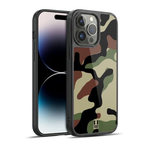 Coque camouflage iPhone 14 Pro Max Head Case protection de qualité militaire ultra résistante