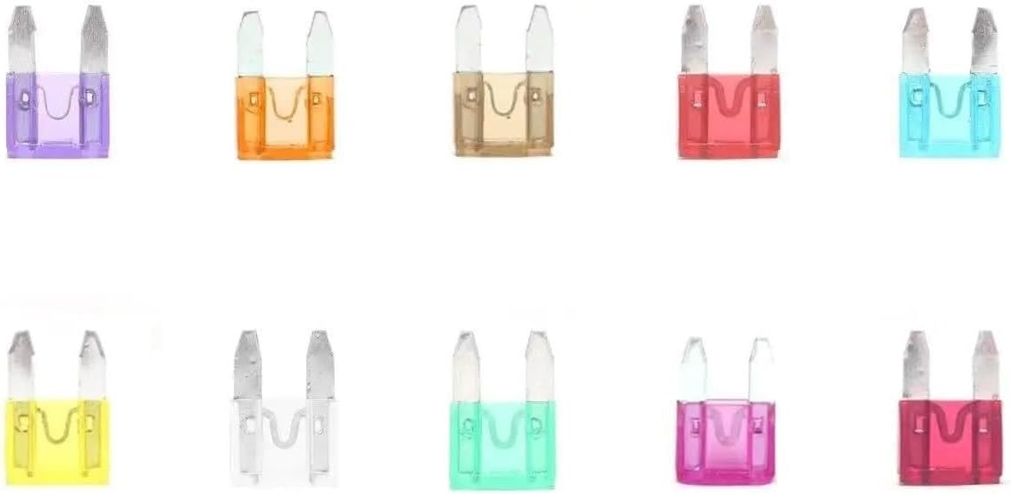 100pcs Car Fuses Assortment Kit, Automotive Replacement Low Profile Fuses