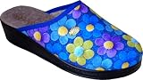Hecho en Italia Sanital Light ZAPATILLA DE INVIERNO TERCIOPELO DE COLORES SUAVES - 109-36