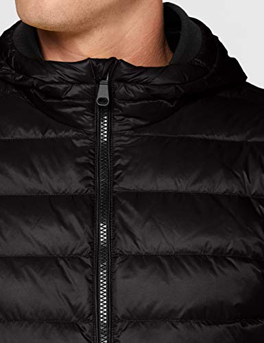 Geox M DERECK HOOD JKT M Uomo Piumino Nero, 54