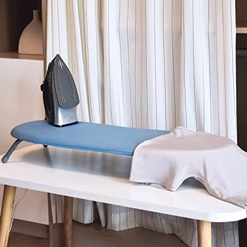 Vividpaw Small Ironing Board Tabletop 12" X 32", Folding Portable Travel Iron Board, Foldable Mini Ironing Board For Countertop, Small Spaces, Laundry Rooms And Dorms #TOP1