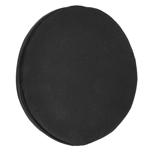 Toddmomy Cojín para Taburete Retráctil de Camping, Esterilla Plegable de Espuma, Tela Oxford Negra, Asiento Portátil Compacto para Senderismo, Pesca y Playa
