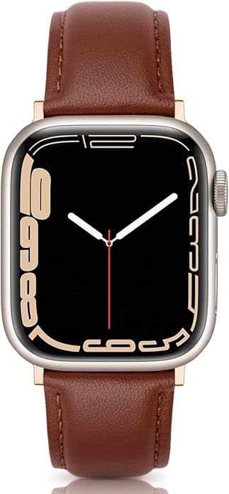 UNIQSHINE Luxury Handmade Pure Leather | 42mm, 44mm, 45mm, Bracelet Band Quick Release Replacement Straps Compatible with Watch Series 1/2/3/4/5/6/SE-Size 42-44-45mm (Brown) (B09WD46DXN) Amazon Price History, Amazon Price Tracker