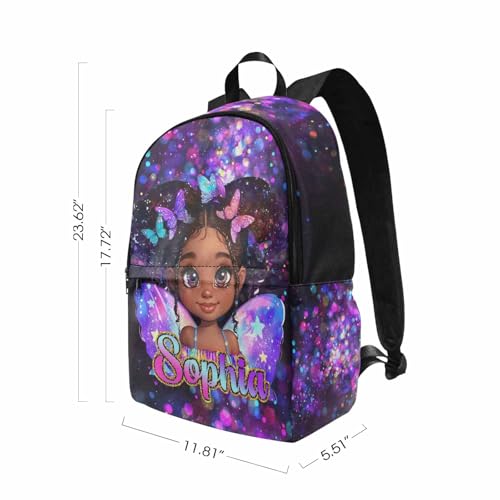 Personalized Cute Princess Backpack with Lunch Box Set, Custom Name School Bags for Girls, Back to School Customized Backpacks for Girl, Customized Kids Backpack3