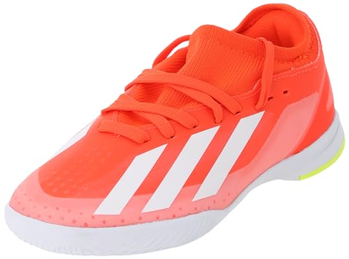 adidas Performance X Crazyfast League IN Solar Energy Kids rotweissgelb, 34...