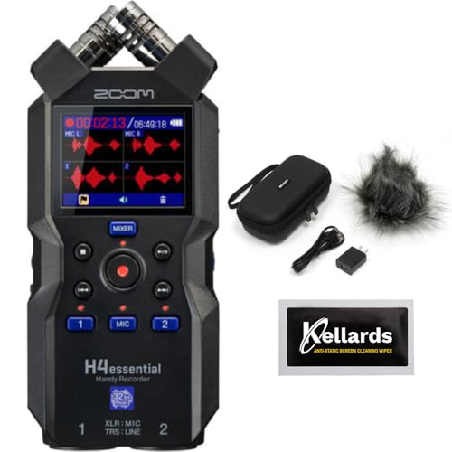 Zoom H4essential Portable Audio Recorder Bundle