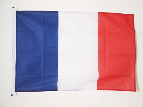 AZ FLAG, France Flag, 2x3 Ft, For Outdoor, French Banner Knitted Polyester with Two Plastic Rings, Fade Resistant