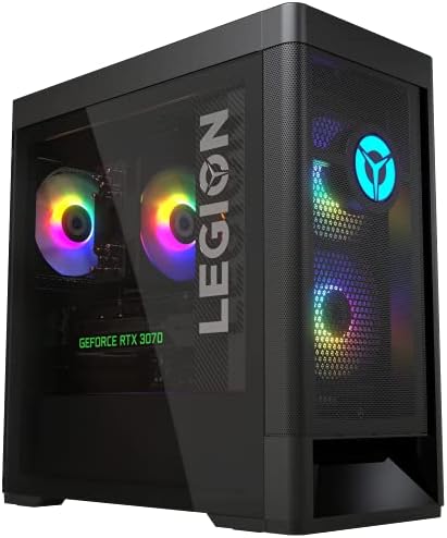 Lenovo Legion Tower 5 Gaming Desktop (AMD Ryzen 7 5800/16GB/512GB SSD/2TB HDD/Win11/NVIDIA RTX 3070 8GB GDDR6/Legion ColdFront 2.0 Cooling/ARGB Lighting with 16 Million Colors/Transparent Side Panel)