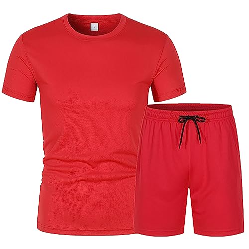 Ensemble t-shirt homme anti-rides coupe décontractée fini la transpiration et les vêtements froissés