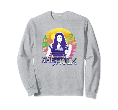 Sweat Marvel She-Hulk Jennifer Walters Sunset pull casual coton