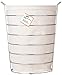 Honey-Can-Do HMP-02108 Steel Canvas Rolling Laundry Hamper, Chrome
