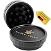 Produktbild PURPLE LEGACY® Biologisch abbaubarer Pollen Grinder Set Crusher zum zerkleinern von Kräuter, Gewürze, Spice Zubehör Grinder ø 55 Grinder 2 teilig aus Pflanzenfasern für Unterwegs Unauffällig (Schwarz)