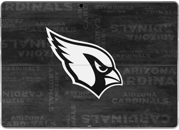 Skinit Decal Tablet Skin Compatible with Surface Pro 9 - Officially Licensed NFL Arizona Cardinals Black & White Design