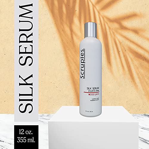 Scruples Smooth & Shine Silk Serum - Lightweight Gloss - Long Lasting Silky Finish To Frizzy, Dry & Dull Hair - Damage And Thermal Protectant - For Men And Women - Any Hair Type #TOP3
