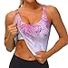 Colorful Marble Pastel Red Blue Purple Print Lightweight Trendy Women Sports Vest Yoga Workout Running Vests All Seasons