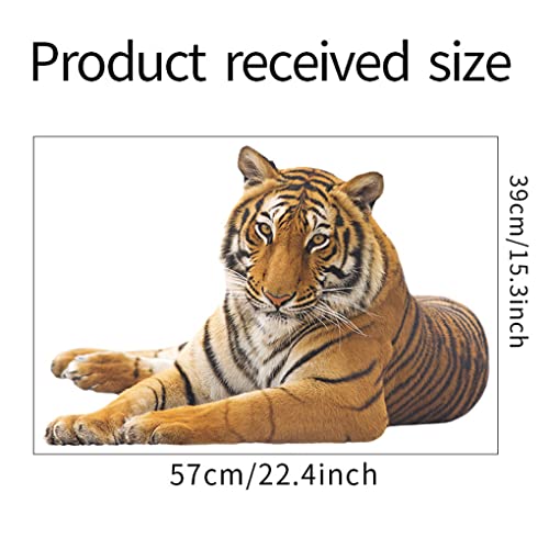 Vinilo decorativo BooDecal Lying Tiger 22x15 pulgadas miniatura 6