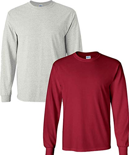 Image of Gildan Men's Ultra Cotton Long Sleeve T-shirt, Style G2400
