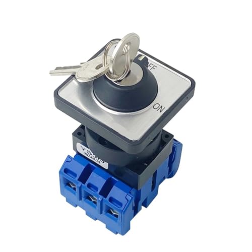 Disjoncteur de charge à came rotative 25A triphasé avec contrôle de rotation 3P