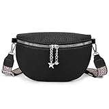 ☀Hochwertige Damen-Ledergürteltasche: Die Ledertasche für Damen besteht aus weichem Leder, das sich weich und angenehm anfühlt. Das Polyesterfutter kann den Inhalt der Tasche gut schützen.