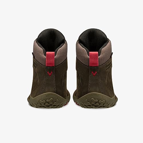 Image of Vivobarefoot Magna Forest ESG, Womens Leather And Wool Hiking Trainers With Barefoot Sole