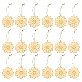 OATIPHO Set 50 Pezzi Trucioli di Legno Non Verniciati per Graffiti, Fette di Legno Fai da Te Doppia Superficie Liscia, Decorazioni Artigianali per Feste e Hobby Creativi