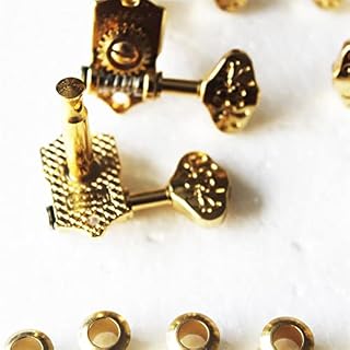 WNWN 1 Jeu De 6 Accordeurs De Machine À Guitare À Gravure De Fleurs, Chevilles d’accord De Guitare Mécaniques Guitare… - Les Beatles, Paul McCartney, John Lennon, RIngo Starr, George Harrison WNWN 1 Jeu De 6 Accordeurs De Machine À Guitare À Gravure De Fleurs, Chevilles d'accord De Guitare Mécaniques Guitare… – Image 2