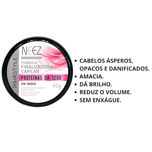 Neez Pomada Finalizadora Proteina de Seda 40g