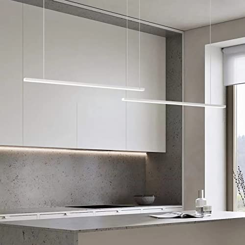 Suspension LED dimmable à télécommande pour éclairage de table à manger moderne - 4