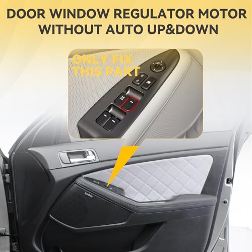 Unikpas Passenger Window Motor Compatible for Kia Optima 2011-15 Front Right Door Window Regulator Motor Without Auto Up