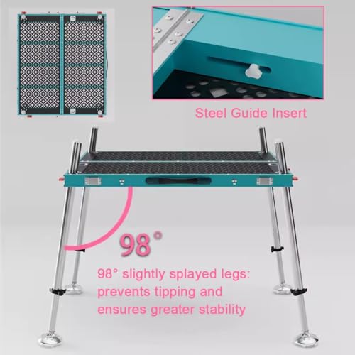 Plateforme de pêche pliable en aluminium ultra légère et stable - 6