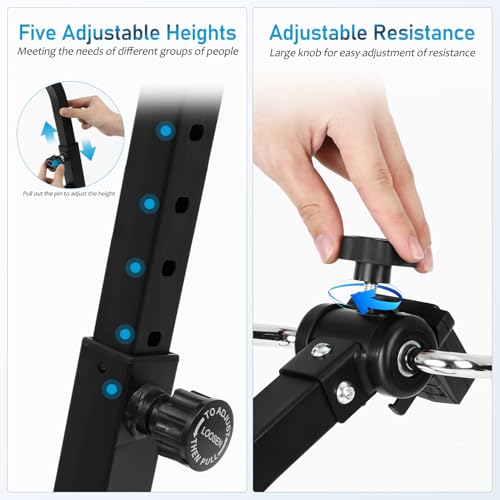Ejercitador de Pedales Ajustable Yardwe para Ejercicio de Pies miniatura 5
