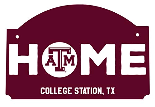 R and R Imports Texas A&M Aggies Wood Sign with String Officially Licensed Collegiate Product