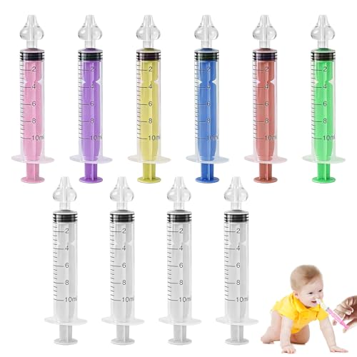 Seringue Nasale Bebe, 10Pièces Pipette Nez Bébé 10ml, Seringue Nasale avec Embout en Silicone Souple, Mouche Bebe, Mouche Bebe Manuel, Mouche Bébé, Mouche Nez Bebe, Seringue Nez Bebe Lavage
