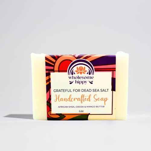 Wholesome Hippy Grateful For Dead Sea Salt Handmade Soap Bar image 2