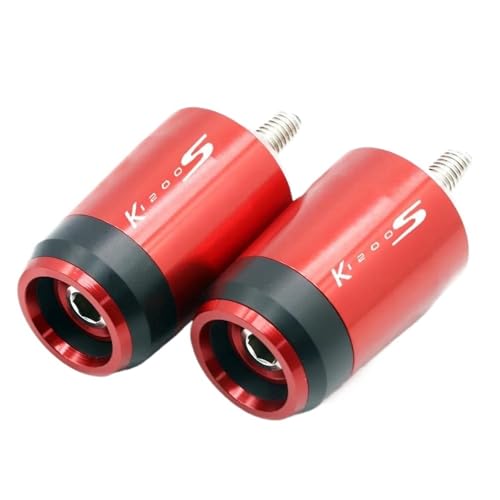 Bouchons de guidon rouge pour moto BMW K1200S