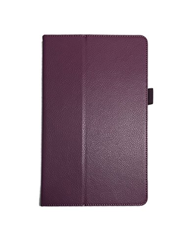 au Qua tab 01 8インチ タブレット専用スタンド機能付きケース 二つ折 カバー 薄型 軽量型 スタンド機能 PUレザーケース