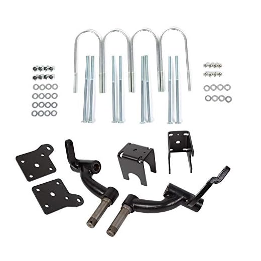 6 inch Drop Spindle Lift Kit Compatible with EZGO 2001.5-2008.5 TXT Gas 2001.5+ Electric
