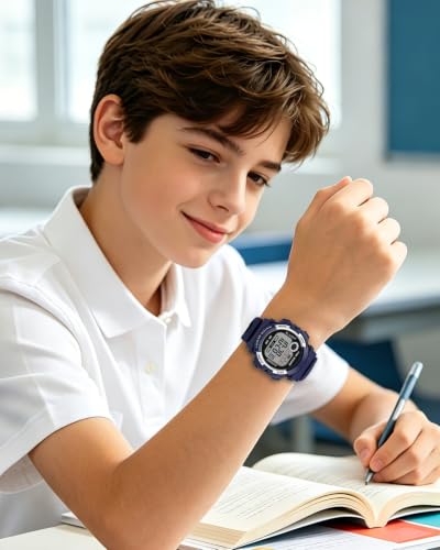 Edillas Numérique Montre Enfant pour Garçon et Filles 7 À 18 Ans – vue 5