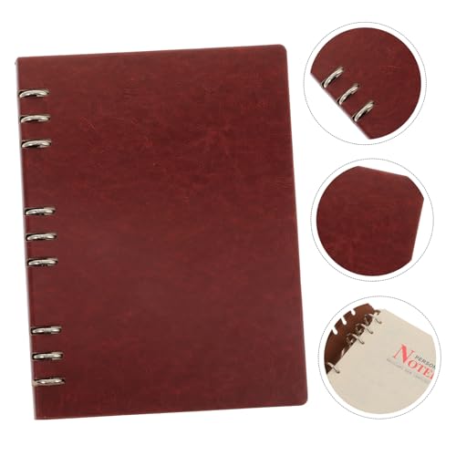 Carnet de notes couverture rigide DOITOOL, protection en cuir PU pour notes de bureau - 4