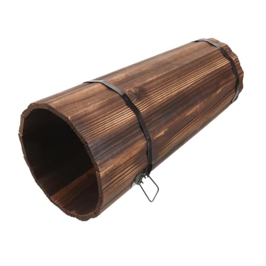 OSOLADY Portaombrelli Esterno in Legno Porta Ombrello Per Esterni Secchio Per Ombrelli Da Ingresso Organizer Per Ombrelli Poggiaombrelli Da Ingresso