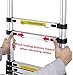 Telescoping Loft Ladder Extension Ladders 10.5ft 330lbs Max Load for Attic Loft RV Roof Home Office, Aluminum Light Weight Easy to Carry or Storage Stepladder Telescopic Ladder