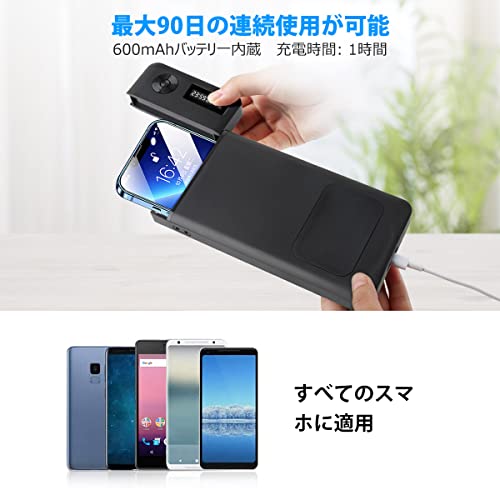 タイムロッキングコンテナ スマホ ロックボックス 禁欲ボックス タイムロックボックス タイムロッキング スマホロック スマホ 封印 タイム ロック ボックス 丈夫 USB充電式 90日の連続使用時間 静音モ一ド 二つの充電口付き 時間を自由に設定 コンパクト 携帯便利 禁煙 スマホやゲームのやりすぎに最適 ブラック Shlmnbo