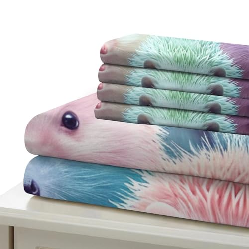 Ensemble de literie microfibre hérisson 3D pour des nuits douces en hiver - 6