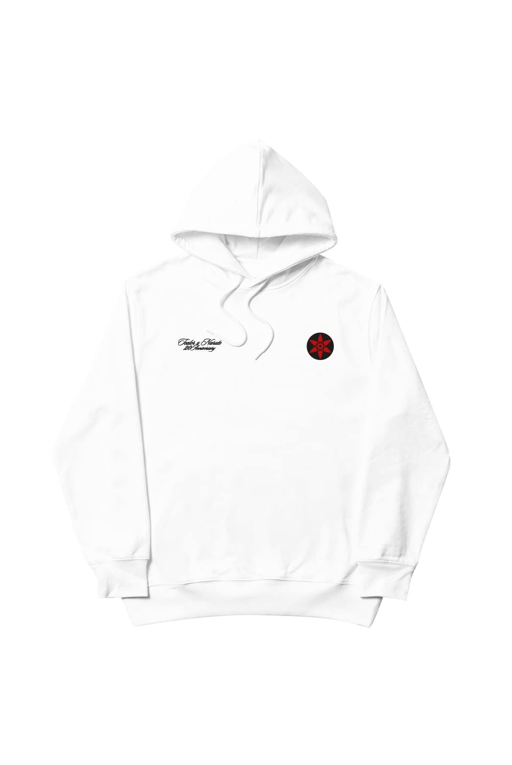 Tealer Hoodie Sasuke Sharigan Hooded Sweatshirt, White, S Unisex, white, S