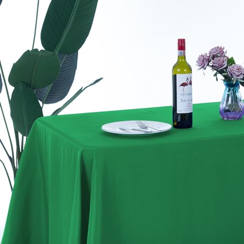 Ascoza 2pack 60x120 Inch Emerald Rectangular Tablecloth 6 Feet Table Cloth in Polyester Fabric for Wedding/Banquet/Restaurant/Parties by Ascoza - Image 7