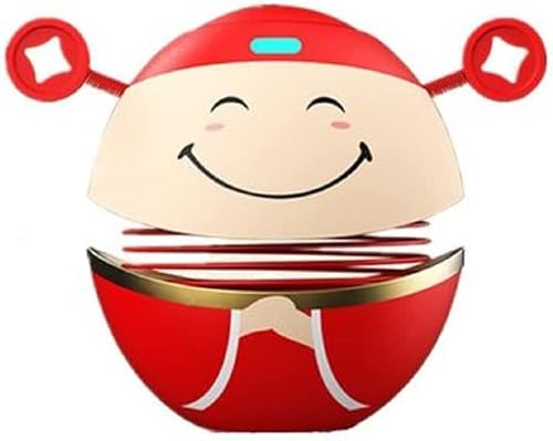 Ryovtop Cute Cartoon Emojis Bobbleheads For Dashboard/Desk, Car Decor Funny Figurines, Dancing Doll Head Stress Relief Gifts For Men Cars Decorations Anime Accessories (Smile A) #TOP2