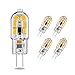 ELINKUME 5-Pack Ampoules G4 LED AC/DC 12V,2W LED Equivalent 20W Ampoule à Halogène Ampoules de Hotte,Blanc Chaud 3000K