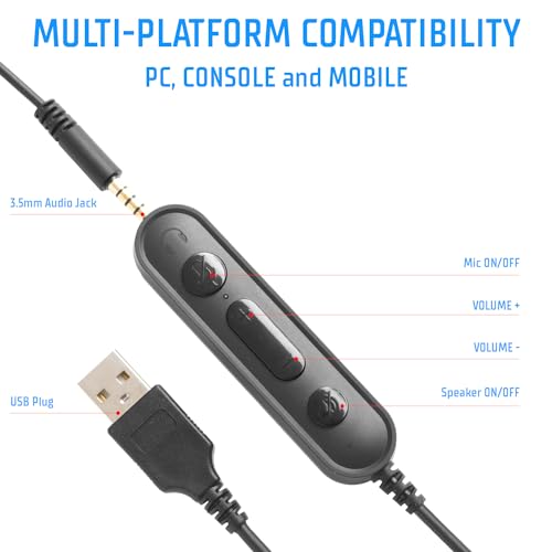 Itek H362 Cuffia con Microfono USB Jack 3.5mm - 3