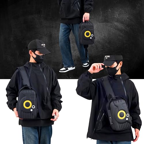 Anti-Theft Sling Bag for Men & Women – Waterproof Crossbody Chest Bag with USB Charging Port, Adjustable Strap, Multi-Pocket for Travel, Hiking, Cycling, Commuting2